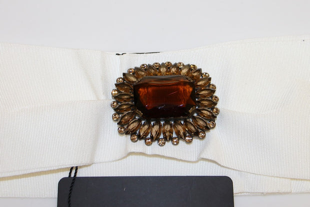 Embellished Snap Button Waist Belt Dolce & Gabbana