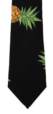 Elegant Black Silk Tie for Sophisticated Style Dolce & Gabbana