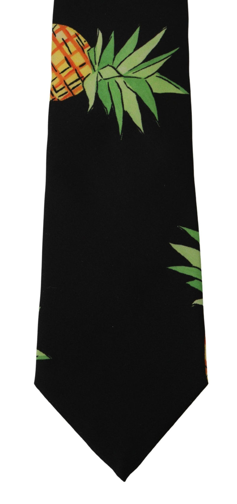 Elegant Black Silk Tie for Sophisticated Style Dolce & Gabbana