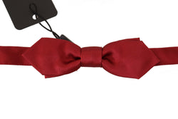 Elegant Red Silk Bow Tie Dolce & Gabbana