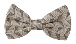 Elegant Silk Grey Bow Tie Dolce & Gabbana