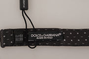 Elegant Polka Dot Silk Bow Tie Dolce & Gabbana