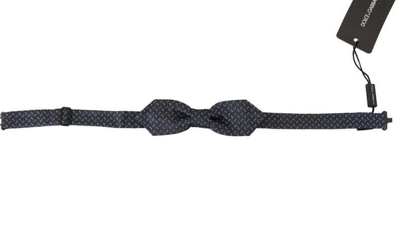 Elegant Polka Dot Silk Bow Tie Dolce & Gabbana