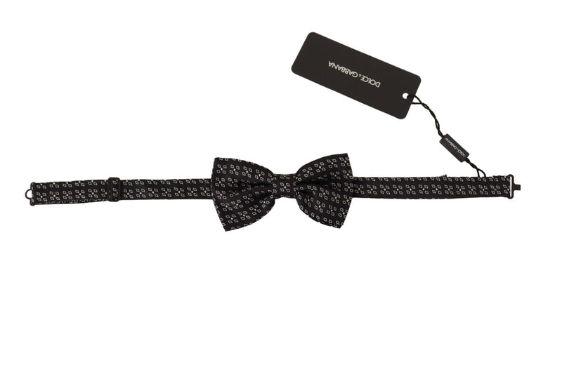 Elegant Polka Dot Silk Bow Tie Dolce & Gabbana