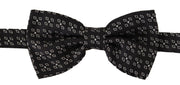 Elegant Polka Dot Silk Bow Tie Dolce & Gabbana