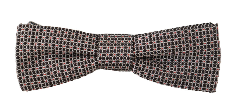 Elegant Black Silk Bow Tie Dolce & Gabbana