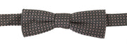 Elegant Black Silk Bow Tie Dolce & Gabbana