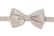 Exquisite Silk Gray Bow Tie Dolce & Gabbana