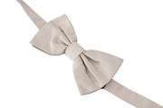 Exquisite Silk Gray Bow Tie Dolce & Gabbana