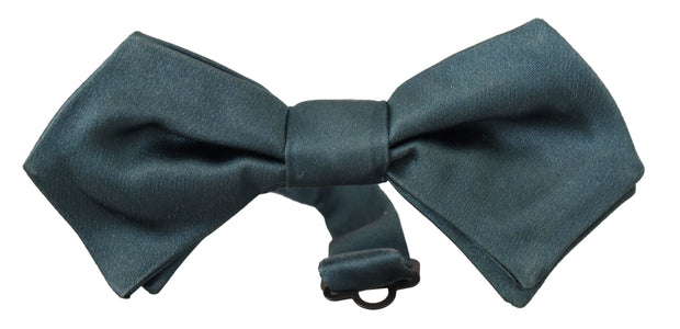 Elegant Green Silk Bow Tie Dolce & Gabbana