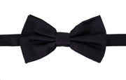 Elegant Blue Silk Bow Tie Dolce & Gabbana