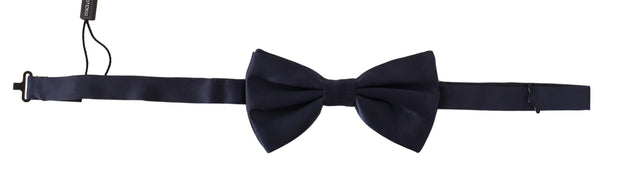 Stunning Silk Blue Bow Tie Dolce & Gabbana