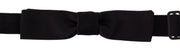 Elegant Black Silk Bow Tie Dolce & Gabbana