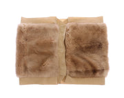 Exclusive Beige MINK Fur Scarf Wrap Dolce & Gabbana