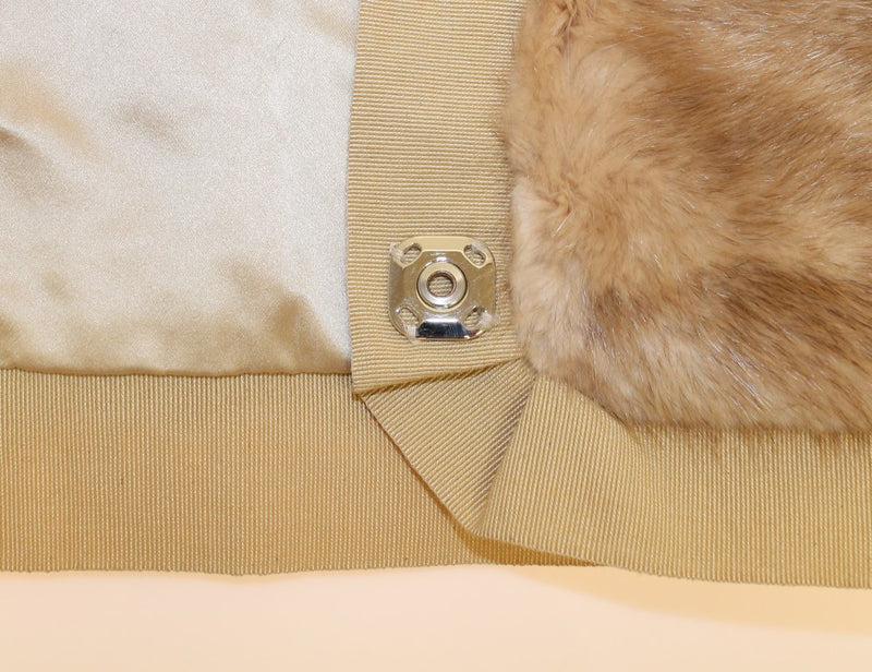 Exclusive Beige MINK Fur Scarf Wrap Dolce & Gabbana