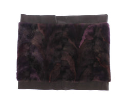 Exquisite Purple MINK Fur Scarf Wrap Dolce & Gabbana