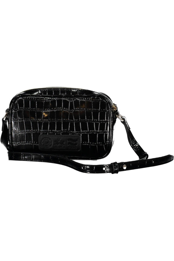 Black Polyethylene Women Handbag La Martina