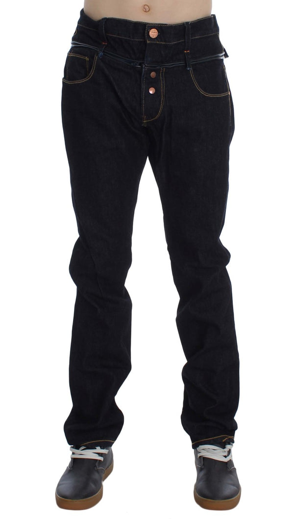 Elegant Straight Fit Mens Luxury Jeans Acht