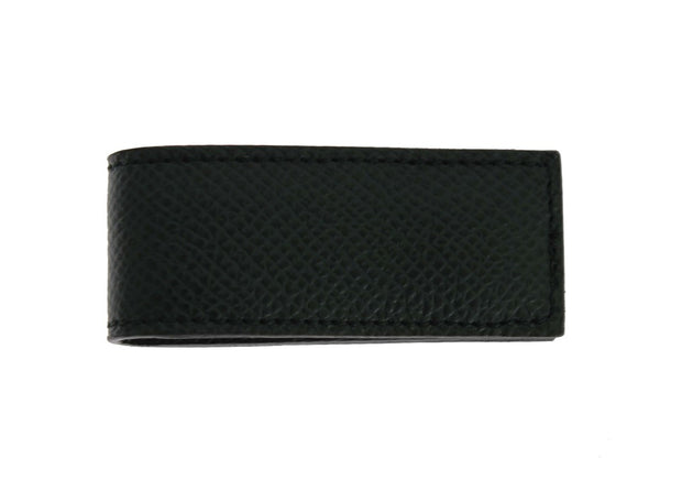 Elegant Green Leather Money Clip Dolce & Gabbana