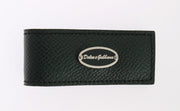 Elegant Green Leather Money Clip Dolce & Gabbana