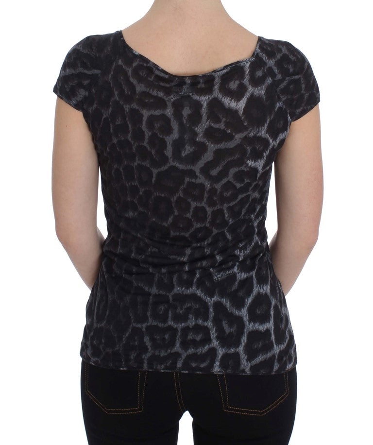 Chic Leopard Modal Top by Cavalli Cavalli