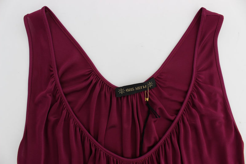 Elegant Purple Rayon Cami Blouse PLEIN SUD