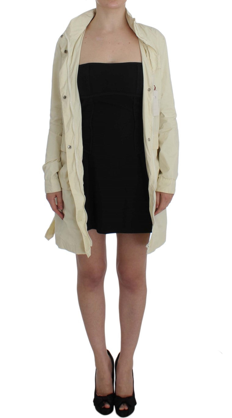 Chic Beige Trench Jacket Coat P.A.R.O.S.H.