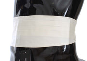 Exclusive White Silk Cummerbund Dolce & Gabbana