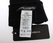 Sequin-Embellished Cashmere Fingerless Gloves Dolce & Gabbana