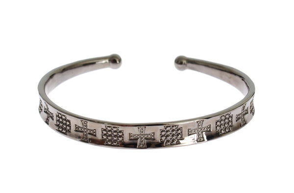 Elegant Rhodium Silver Bangle Nialaya