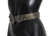 Embellished Sequined Wide Waist Belt Dolce & Gabbana