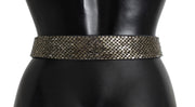 Embellished Sequined Wide Waist Belt Dolce & Gabbana