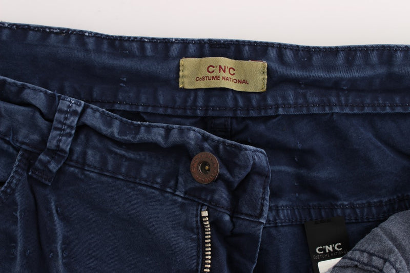 Chic Regular Fit Blue Denim Jeans Costume National