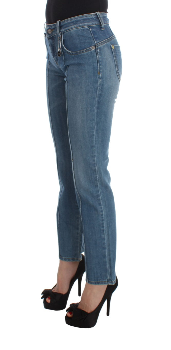 Chic Slim Fit Blue Jeans for the Modern Woman Costume National