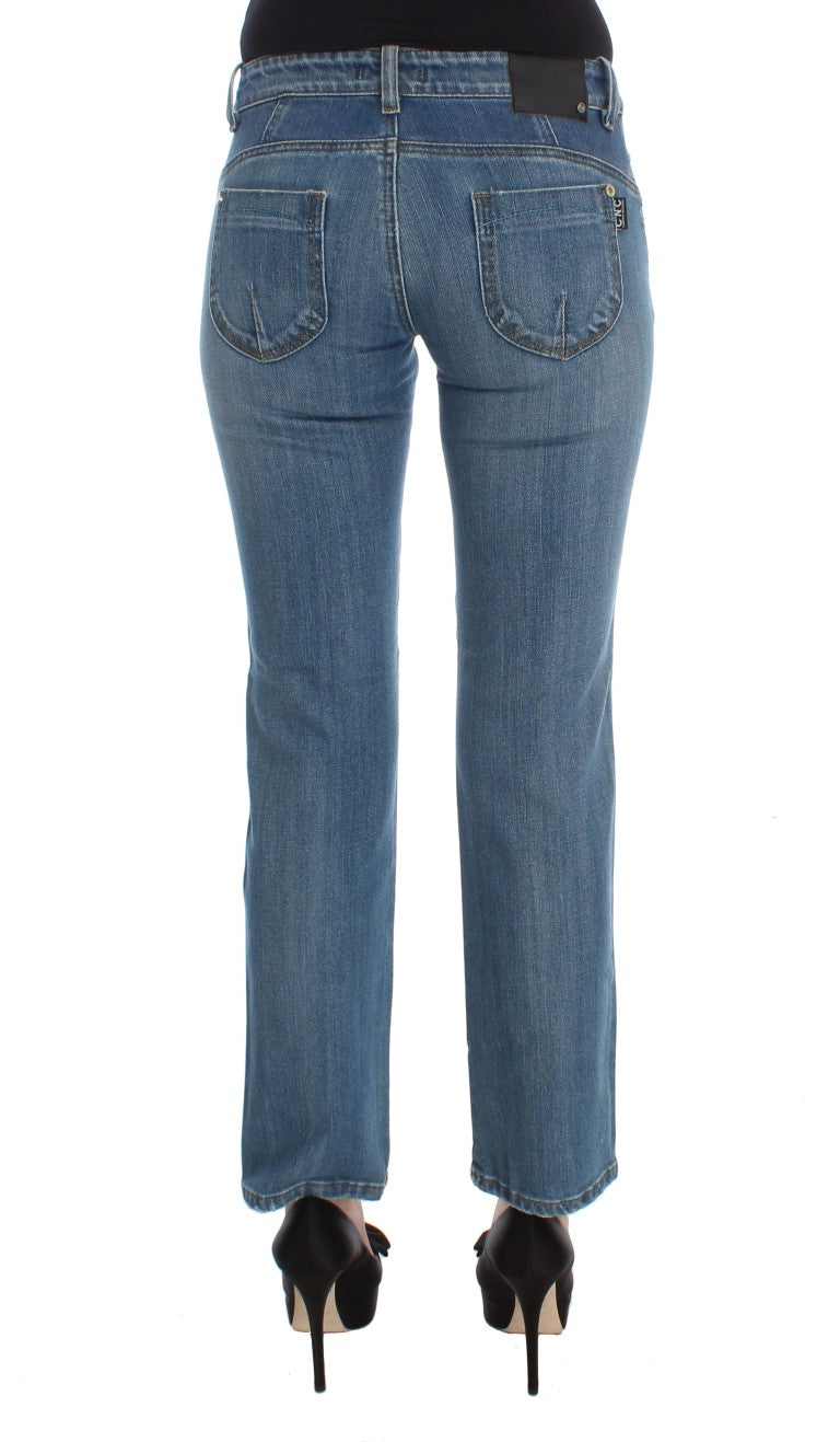 Chic Slim Fit Blue Jeans for the Modern Woman Costume National