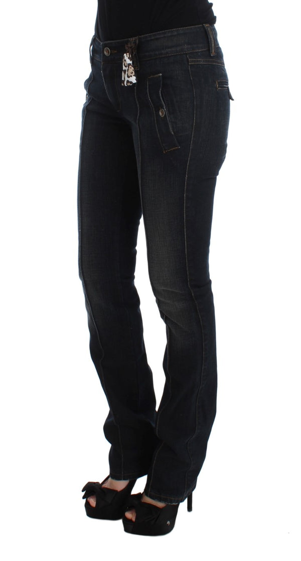 Chic Slim Fit Italian Cotton Jeans Ermanno Scervino