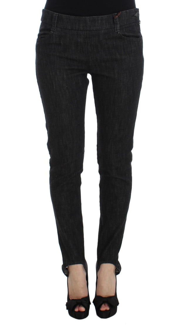 Elegant Slim Fit Blue Jeans Ermanno Scervino