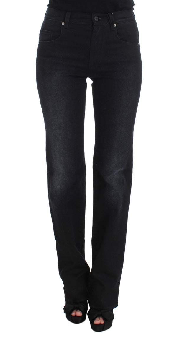 Chic Slim Fit Bootcut Denim Jeans Ermanno Scervino