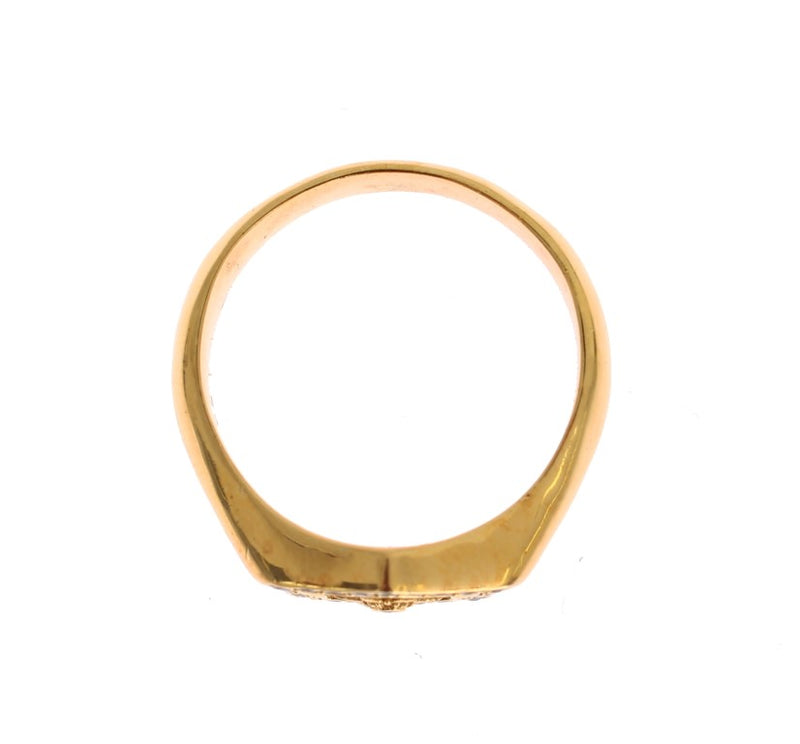 Elegant Men's Gold Plated Silver Ring Nialaya