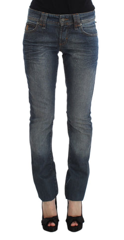 Chic Slim Fit Blue Jeans John Galliano