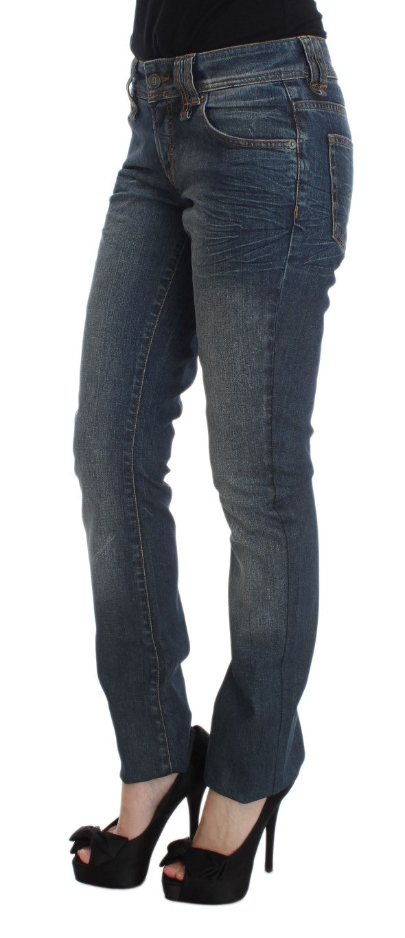 Chic Slim Fit Blue Jeans John Galliano