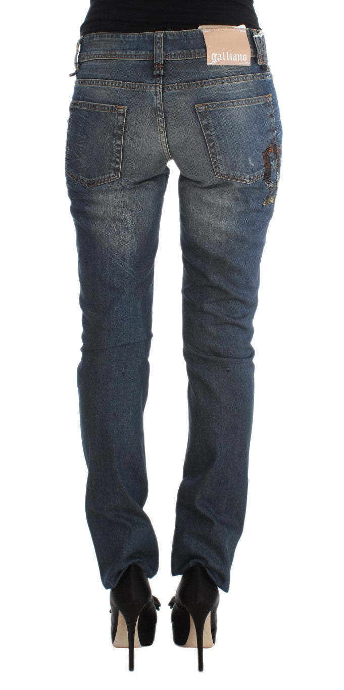 Chic Slim Fit Blue Jeans John Galliano