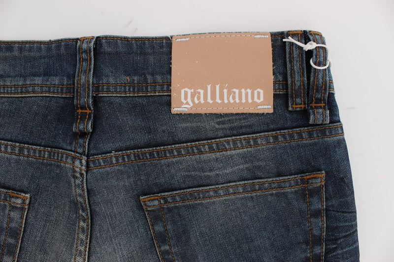 Chic Slim Fit Blue Jeans John Galliano