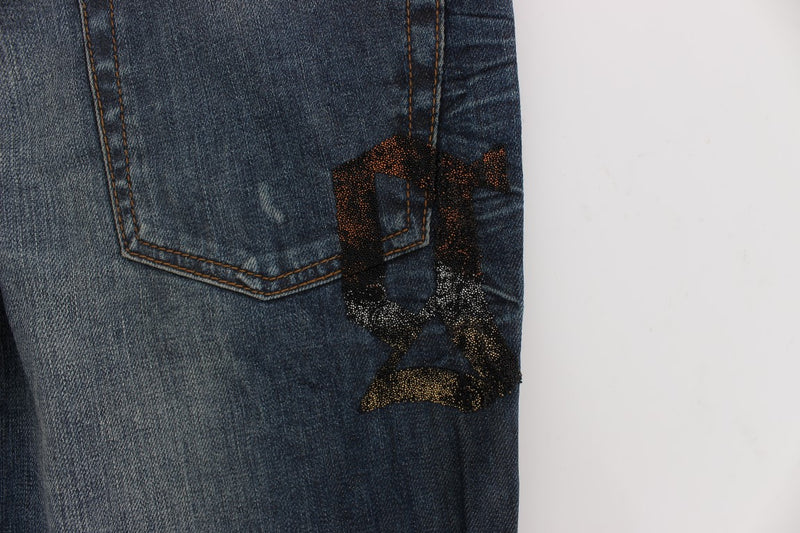 Chic Slim Fit Blue Jeans John Galliano