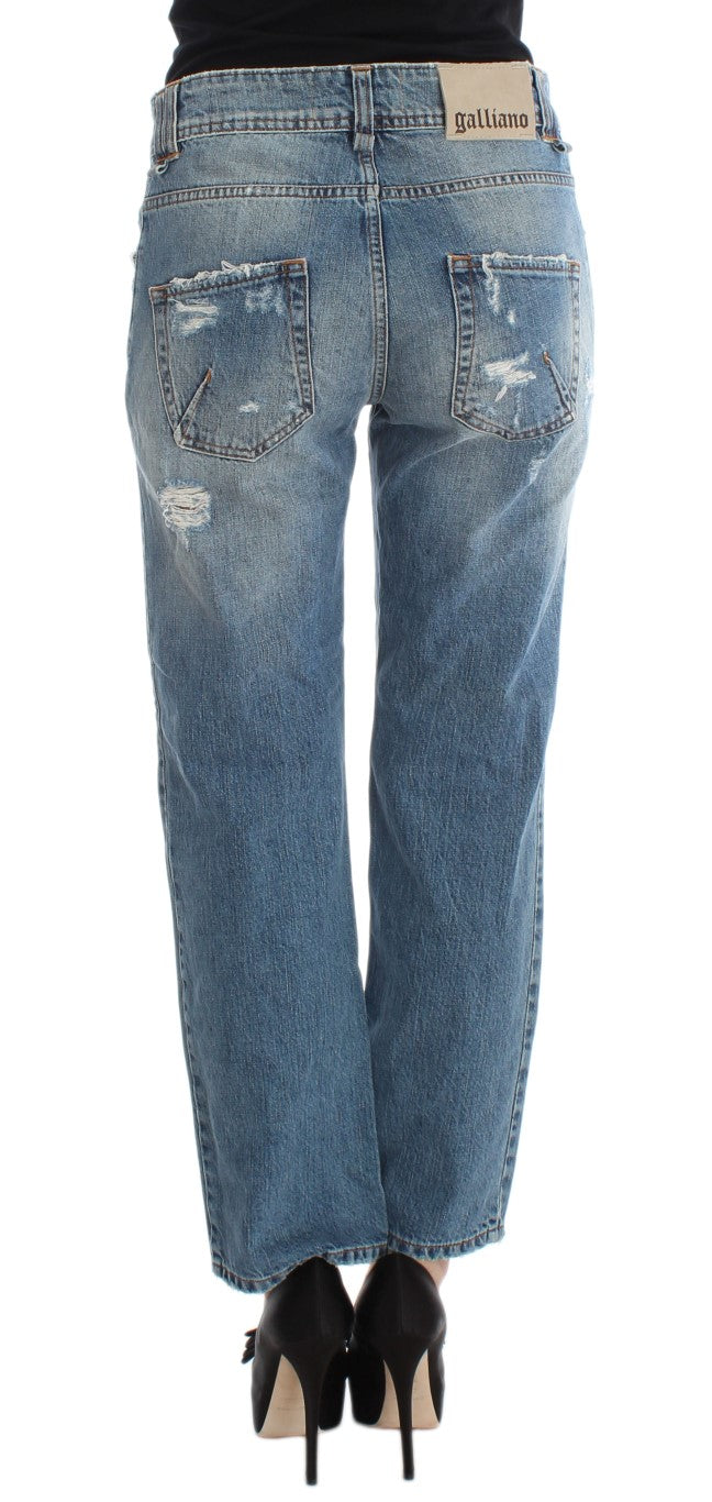 Chic Boyfriend Blue Wash Jeans John Galliano