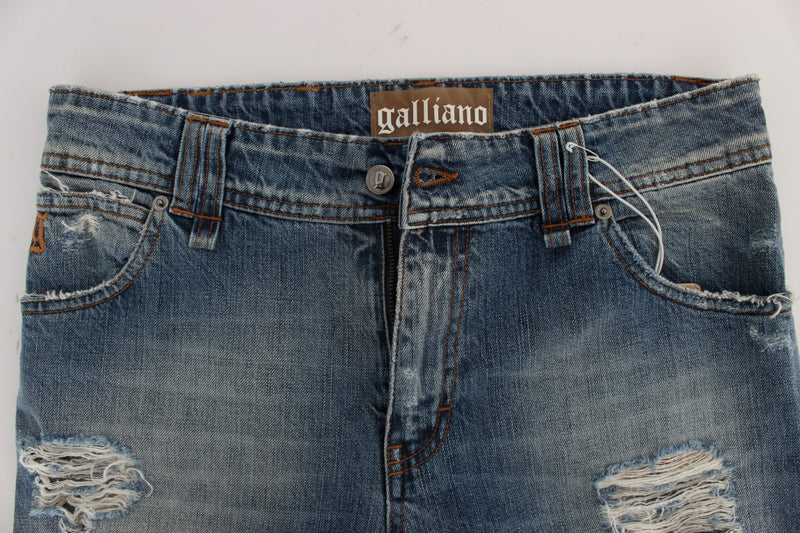 Chic Boyfriend Blue Wash Jeans John Galliano