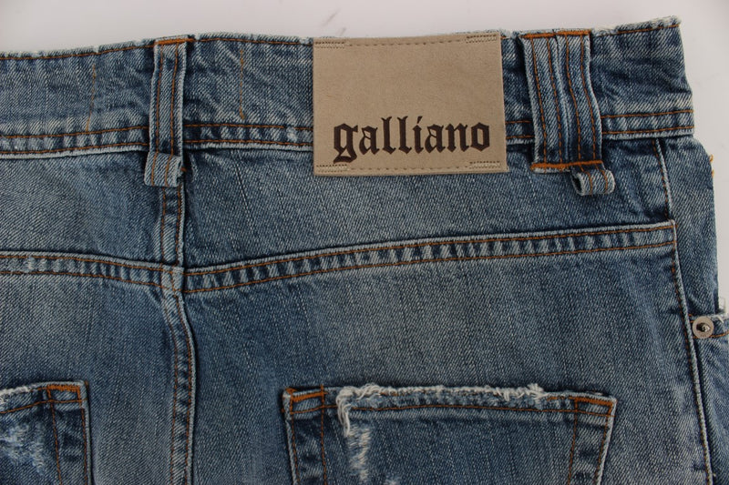 Chic Boyfriend Blue Wash Jeans John Galliano