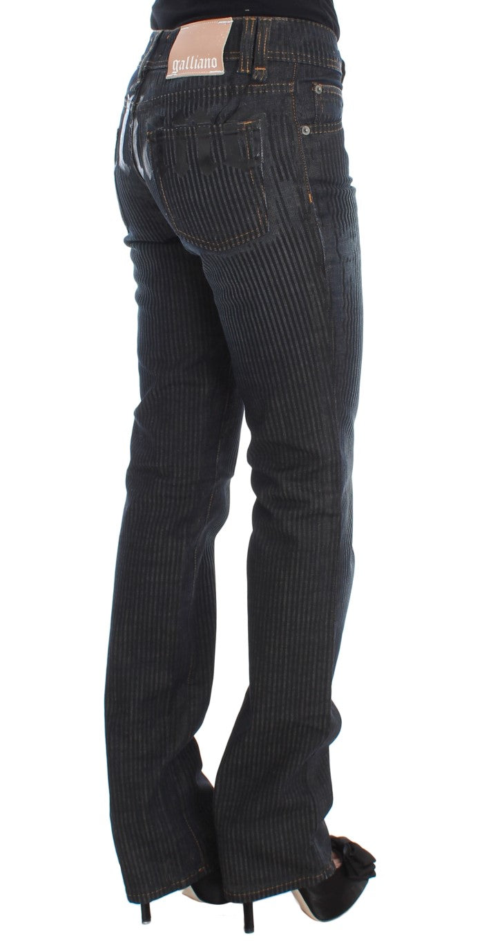 Chic Slim Fit Bootcut Designer Jeans John Galliano