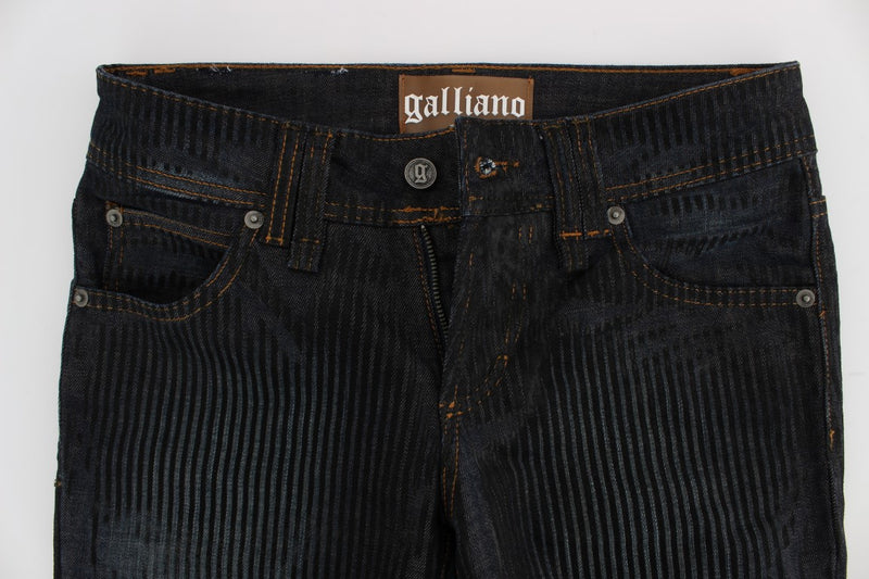 Chic Slim Fit Bootcut Designer Jeans John Galliano