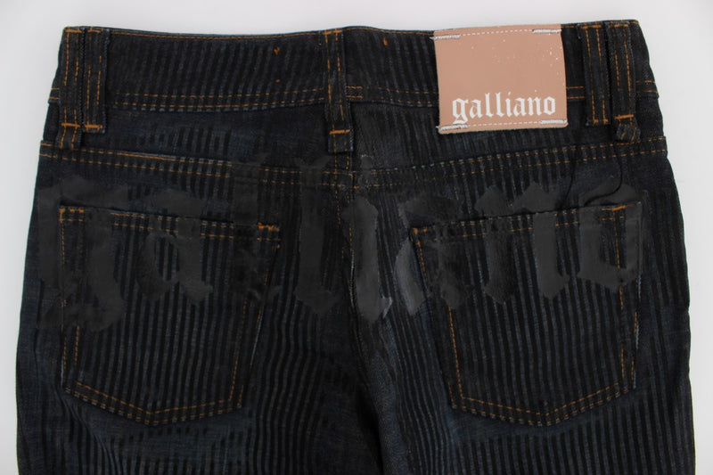 Chic Slim Fit Bootcut Designer Jeans John Galliano